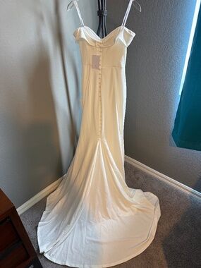 Lulus | Dresses | Dazzled Up Champagne Embroidered Backless Maxi Dress |  Poshmark